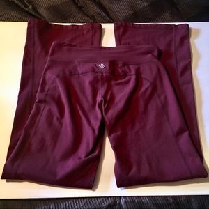 XSP Athleta wine colored yoga pants
